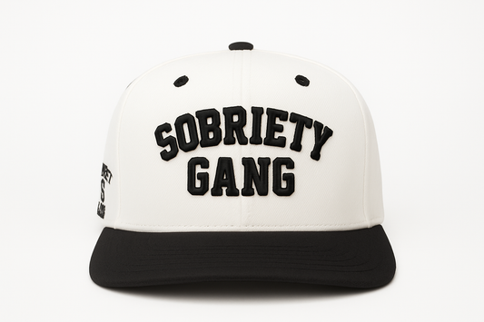 OG- White & Black (Black Brim)