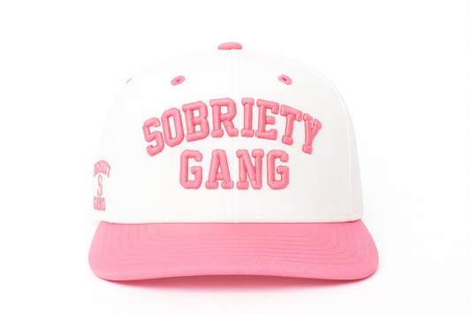 OG - White & Petal Pink (Pink Brim)